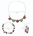 Your Little Lovely Jingle Bells Necklace Bracelet Earring - Christmas X-Mas Holiday Stocking Stuffers Accessories -Jewelry Gift for Women Girls