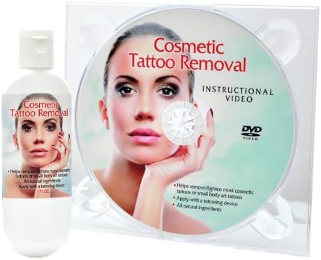 Cosmetic Permanent Makeup Tattoo Removal Instructional DVD Video Remove Solution