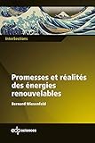 Promesses et réalités des énergies renouvelables (INTERSECTIONS) by 