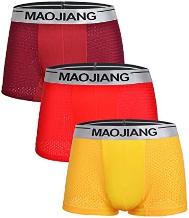 Men's Underwear Ice Silk Mesh Breathable Micro Modal Trunks