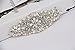 Trlyc Authentic Crystal Rhinestone Trim, Rhinestone Applique, Rhinestone Headband, Rhinestone Belt, Bridal Sash, Wedding Garter