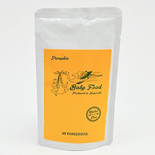 Japanese gluten free baby food made from rice flour squash taste 100gX3(from 5 months)