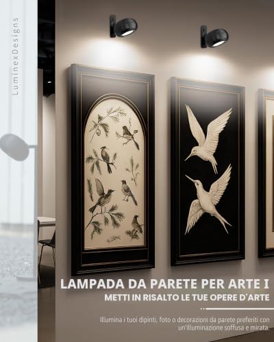 Lampada da Parete LED Ricaricabile Senza Fili AURI CX02