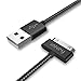 IMKEY Apple Certified 6.5 Feet 30-Pin to USB Sync and Charging Cable for iPhone 4/ 4S, iPhone 3G/ 3GS, Ipad 1/2/ 3, iPod - (Black) primary