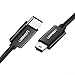 UGREEN Mini USB to USB C Cable 3FT Mini USB to Type C Compatible with Digital Camera MP3 Player GPS Receiver and More Mini B Devices PVP Black