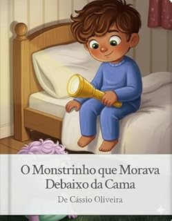 Livro O Monstrinho que Morava Debaixo da Cama: Uma história gentil sobre medo, coragem e imaginação