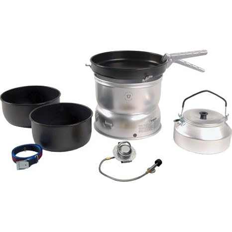 Trangia 25-6 UL Ultralight Sturmkocher mit Primus Gasbrenner 3000 Watt - groß