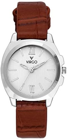 Virgo Clean White Dial Fashionable Leatherite Belt Classic and Trendy Analogue Watch for Women - VG-6018-CB-WH