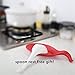 Silicone Kitchen Utensils Set: Heat-Resistant Silicone Cooking Tools for Non-Stick Cookware（Red Holder))