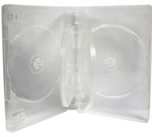 (Pack Of 2) MasterStor 27 mm Spin 5 Way CD / DVD Storage Case With M Lock Top Quality Super Clear Material For CD Storage Case DVD Storage Case Cd Holder Case Dvd Holder Case Multi Disc Storage Case Multi Dvd Storage Case Multi Cd Disc Storage Case Cd Case Holder Dvd Case Holder 27mm dvd Case Clear Cd Case Clear Dvd Case 5 cd Dvd Storage Case