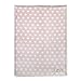 Lambs & Ivy Layla Pink/White Heart Luxury Love Baby Blanket