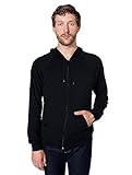 American Apparel Men Fine Jersey Zip Hoodie