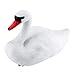 Swan Decor Pond Statue Protector Floating Ornamental Lifesize Goose Bird Hunting Bait Garden Decoration (# 1)