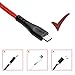 Micro USB Cable 3Ft 3 Pack, Cabepow Android Charger Cable, Durable Premium Nylon Braided Fast Phone Charger Cord for Samsung Galaxy S7 S6 S7 S5,Note 5 (Red)