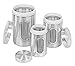 Internet's Best Stainless Steel Storage Canisters | Set of 3 | Kitchen Food Coffee Tea Pasta Sugar Flour Container | Storage Jar with Window