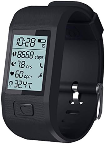 MKFY Fitness tracker Healthy Tracker Watch with Heart Rate monitor Smart Bracelet Pedometer Sleep Calorie Tracking for Android and IOS (Black)