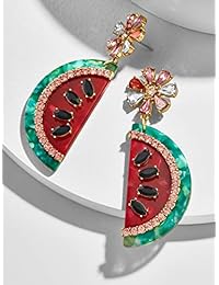 Best Lady - Pendientes colgantes con diseño de animales frutales