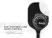 flybold Pickleball Paddle Graphite Face Polymer Honeycomb Core Ultra Cushion Grip Low Profile Edge Guard Perfect Grip Size Light Weight Neoprene Case (Pickleball Paddle)