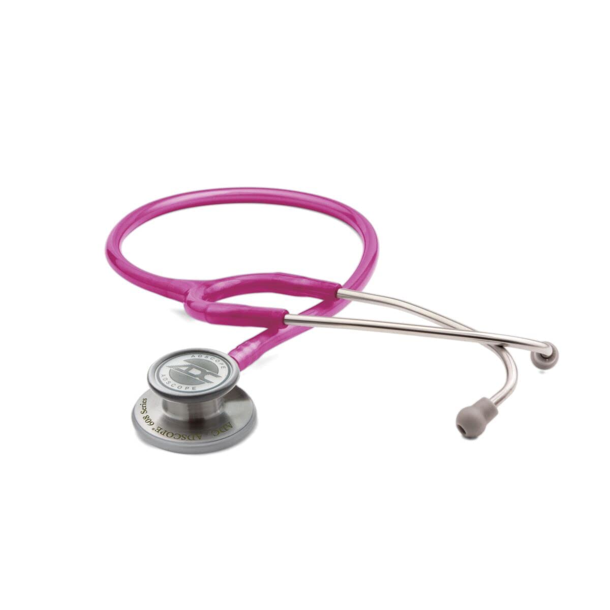 ADC Adscope 608 - Convertible Clinician Stethoscope - Metallic Raspberry