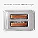 Fortune Candy Toaster 2 Slice Stainless Steel,Toaster for Bagels,Wide Slots Toaster with Removable Crumb Tray (White)