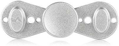 Fidget Spinner EDC Stress Reducer - 2017 New Design Fidget Hand Spinner Metal Fast Bearings Finger Toy Great gift Perfect For ADD, ADHD, Anxiety, and Autism Adult Children(Silver Small)