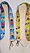 2017 Set of 2 Despicable Me Minions Lanyards Keychain ID MP3 Badge Holder Blue & Yellow