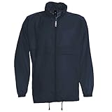 B&C Sirocco Mens Lightweight Jacket / Mens Outer Jackets (XL) (Navy Blue)
