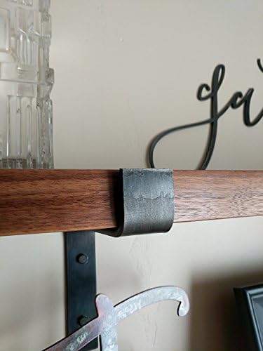 Metal Shelf Brackets 11.25 inch Shelf Depth Waxed finish