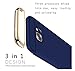 Galaxy S6/S6 Edge Case Slim Cover Anti-Scratch Protection 3 in 1 Hard Mobile Phone Ultra with Electroplate Frame for Full Protective Samsung Galaxy S6 Edge Plus (S6 Edge Plus, Blue)