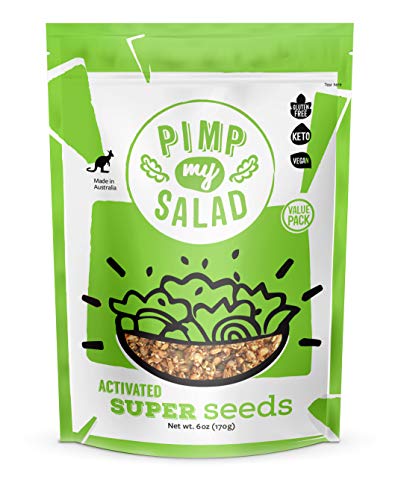 PIMP MY SALAD Vegan Activated Superfood Seeds | Keto, Gluten Free, Paleo, Dairy Free | Crunchy Meal & Salad Toppings Made with Whole Food Ingredients | Super Seeds | Value Pouch
