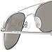Randolph Aviator Square Sunglasses, 58, Gun Metal, Bayonet, Gray Lenses