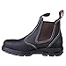 Redback Men's Safety Bobcat USBOK DARK BROWN Elastic Sided Steel Toe Leather Work Boot