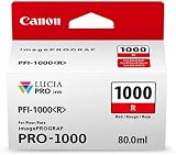 Canon PFI-1000 R Ink Cartridge 80ml Red for imagePROGRAF PRO-1000 view 4