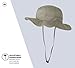 Tough Headwear Fishing Hat for Men & Women - Boonie Hat - Mens Beach Hat, Camping Hat, Gardening Hat, Outdoor Hat, Floppy Hat Dark Khaki