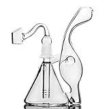 6 Inch Clear Glass with Cone Bottom