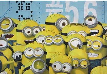 Amazon Com Minions Test 123 Despicable Me 60 Cotton Reversible