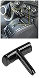 FMtoppeak T-handle Shift Knob Gear Stick Shifter For Jeep Dodge Charger Challenger Black