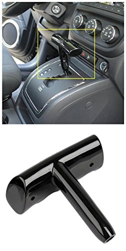 FMtoppeak T-handle Shift Knob Gear Stick Shifter For Jeep Dodge Charger Challenger Black