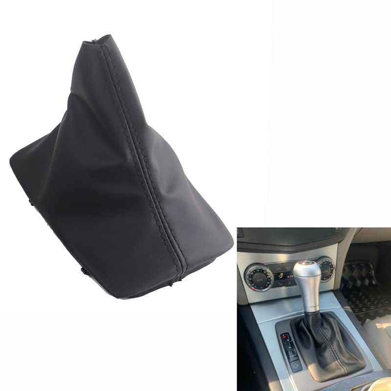 Photo 1 of Cakievro Automatic Leather Car Shift Gear Knob Lever Gaitor Boot Cover for M-ercedes B-ENZ W204 C204 C63 C300 C250 W207 A207 W212 2008 2009 2010 2011 2012 2013 2014