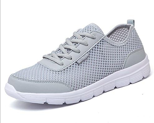 STSM Men's Lightweight Fashion Outdoor Casual Walking Shoes (Grey, 38)