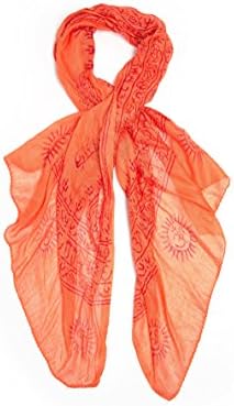 Bohomonde Indian Om Mantra Scarf, 100% Cotton