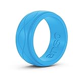 Enso Rings Men's Infinity Silicone Ring | Lifetime Quality Guarantee | an Ultra Comfortable, Breathable, and Safe Silicone Ring