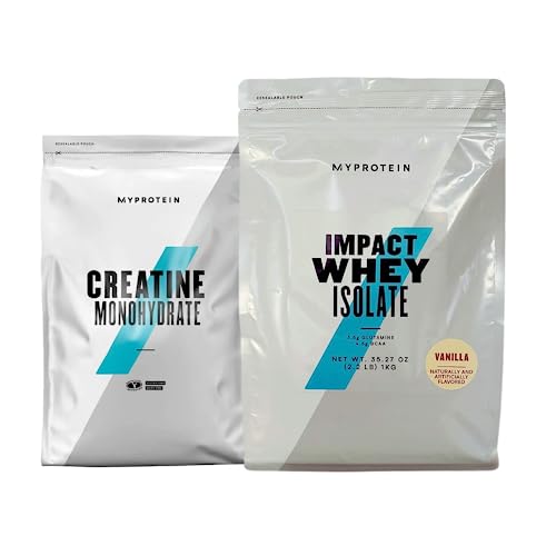 Myprotein® Creatine Monohydrate 0.55lb & Vanilla Flavored Impact Whey