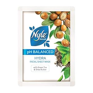 Nyle Hydrating Green Tea & Shea Butter Sheet Mask, 25 ml