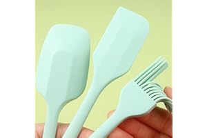 Silicone Spatula Set of 5, Food Grade Cake Cream Scrapers And Baking Tools, Heat Resistant Kitchen Gadgets, Kitchen Accessori