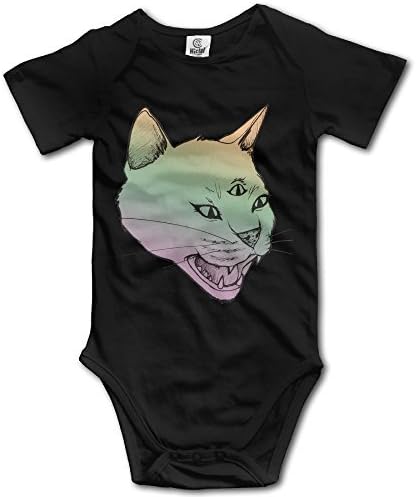Baby Breath Babys Alien Space Cat Unisex Infant Snapsuit Black Size 18 Months