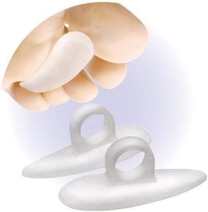 GelX All Gel Toe Support Prop | Custom Shaped for Each Toe &amp; Foot | Small Left (3rd-4th / 4th-5th Toes)