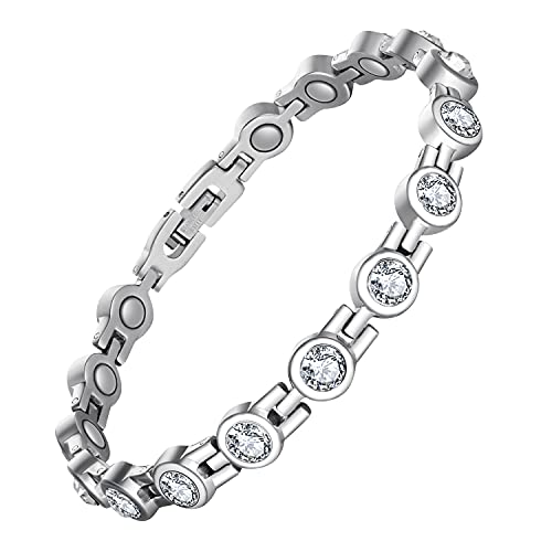 Feraco Magnetic Bracelet for Women Titanium Steel