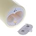 Flameless Candle with Remote & Timer 3.5-Inch by 5/7/9-Inch Pillar Candle with Moving Wick,Ivory