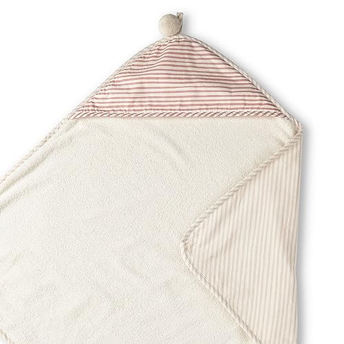 Pehr Stripes Away Hooded Towel - Petal, Multi